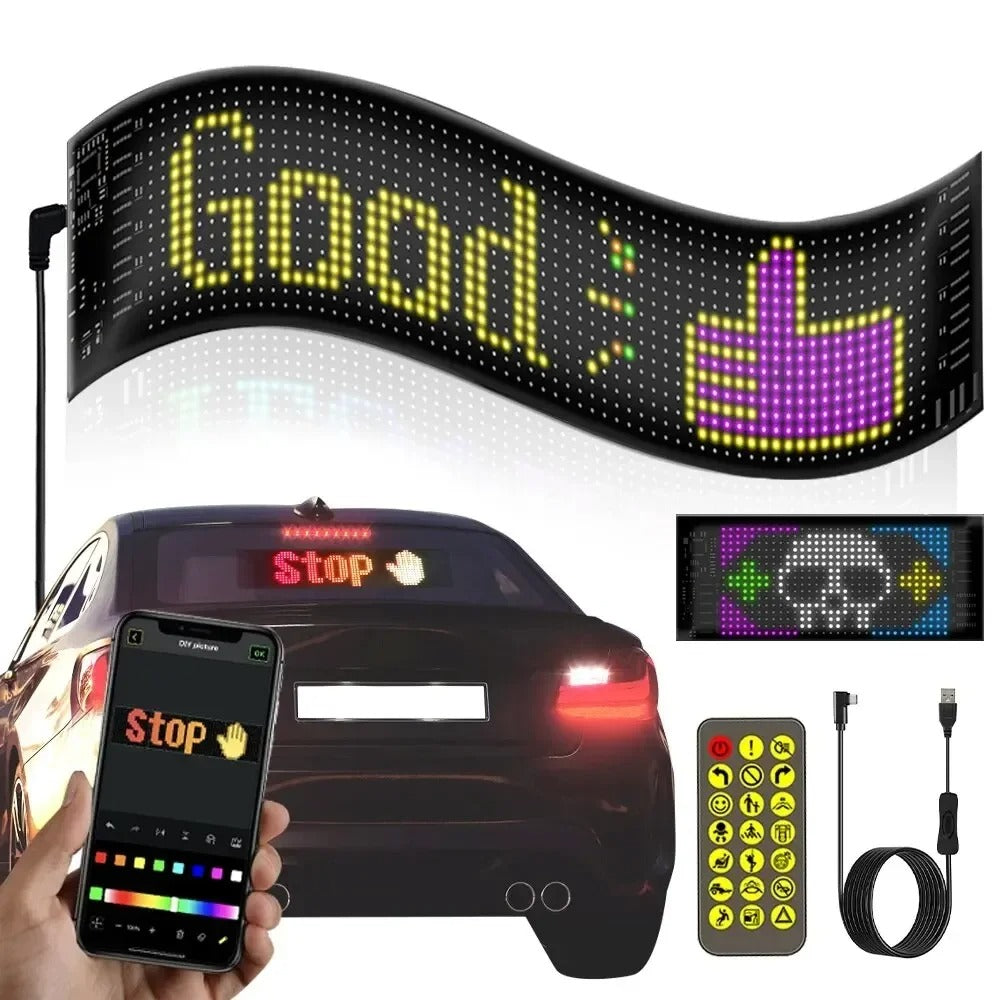 شاشة عرض LED مرنة للسيارة