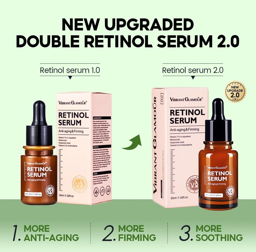 VIBRANT GLAMOÚR Anti-Aging Serum Reduce Wrinkles & Fine Lines