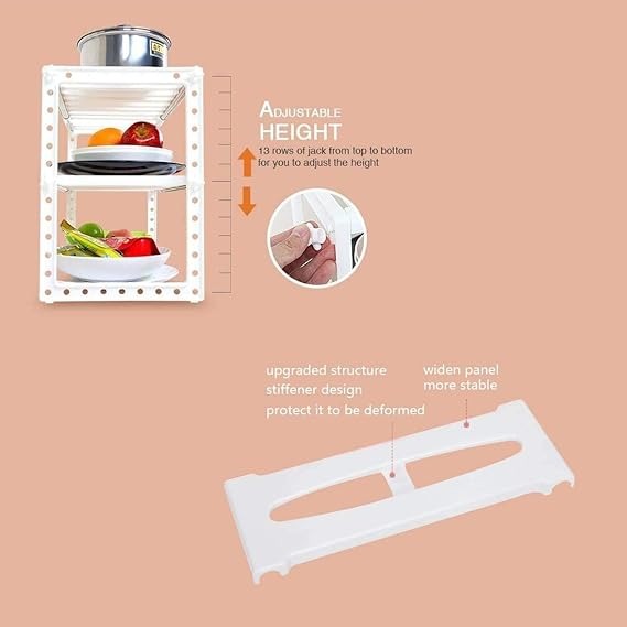 وحدة تخزين قابلة للتوسيع أسفل الحوض مكونة من طبقتين