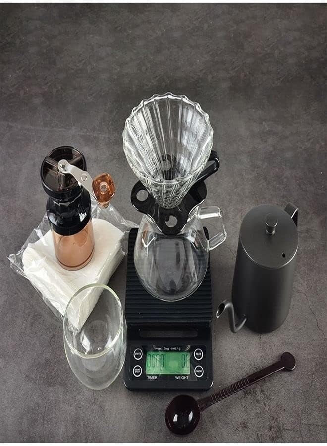 مجموعة أدوات صنع القهوة المنزلية