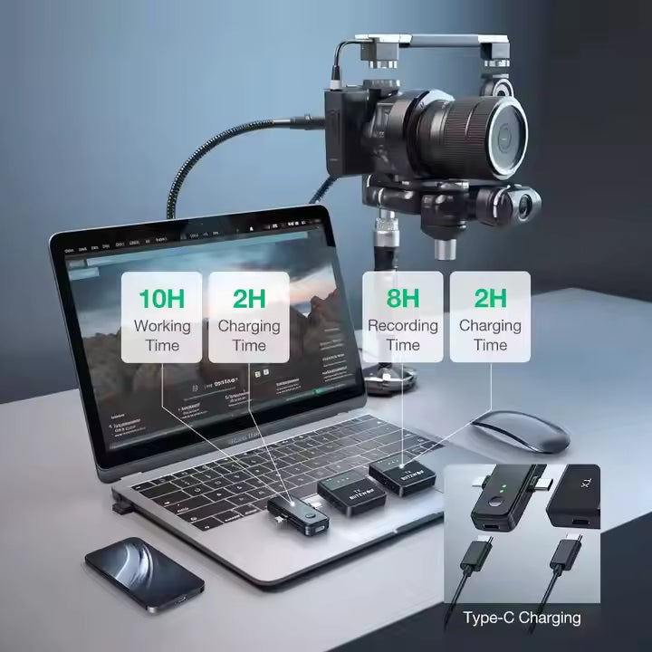 SX31 3-in-1 Multifunction wireless Microphone