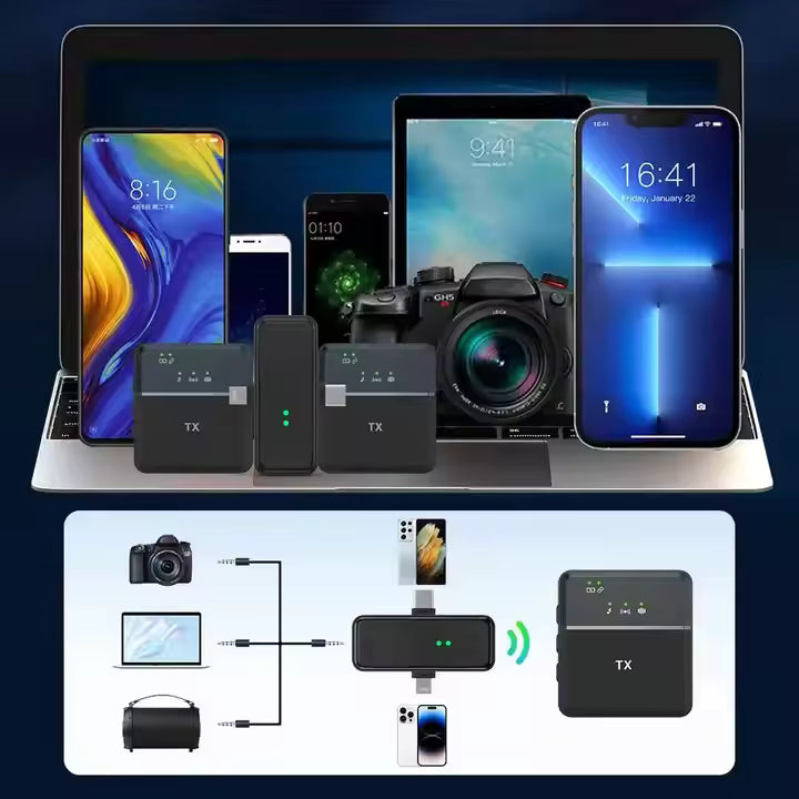 SX31 3-in-1 Multifunction wireless Microphone