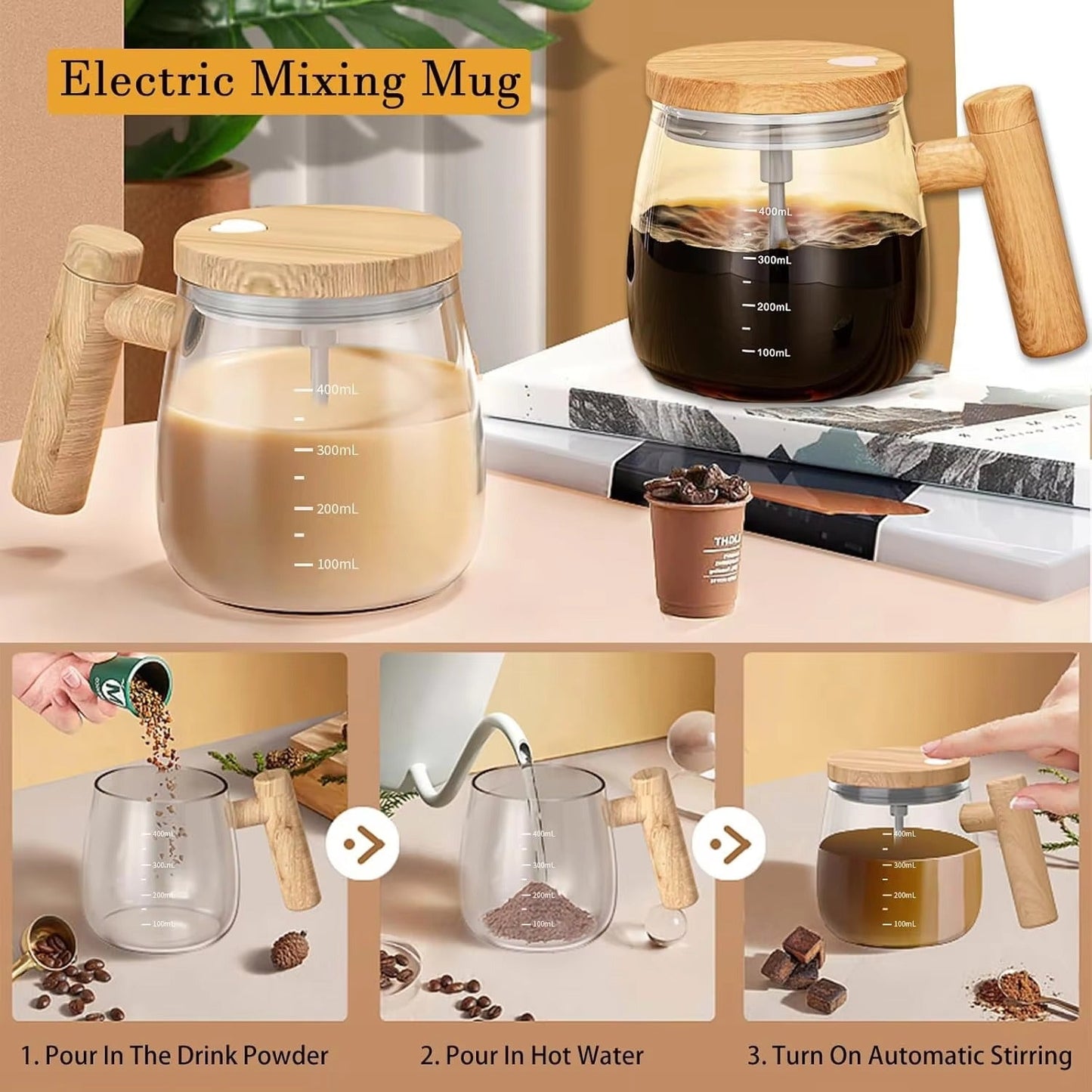 Self-Stirring Cup
