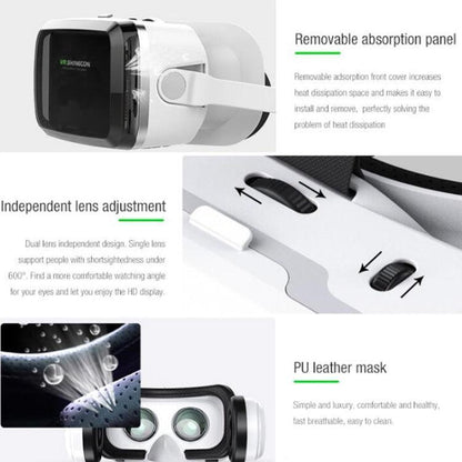 3D VR Glasses with Bluetooth Remote – Immersive Virtual Reality Experience